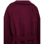 | Elegant burgundy coat