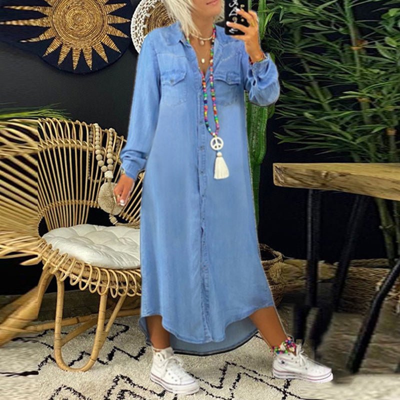 | Comfortable Denim Dress