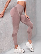 Seamless High-waisted Hip Lift Sports Yoga Pants