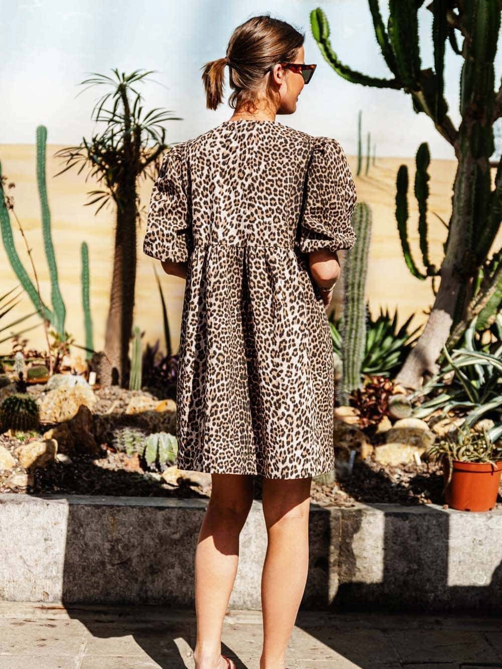 Alessandra Timeless Leopard Dress Everyday Luxe Edit