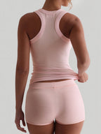 Tank Top Hip-lifting Shorts Fitness Workout Set