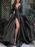 Sequins Lace Formal Dress Maxi Dresses
