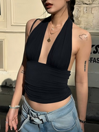 Halter V-neck Vest