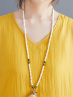 Close To my Heart Cotton V-neck A-line Dress