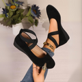 | Comfy Closed Wedge Slip-On Shoes