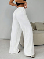 Drawstring Relaxed Exercise Sweatpants