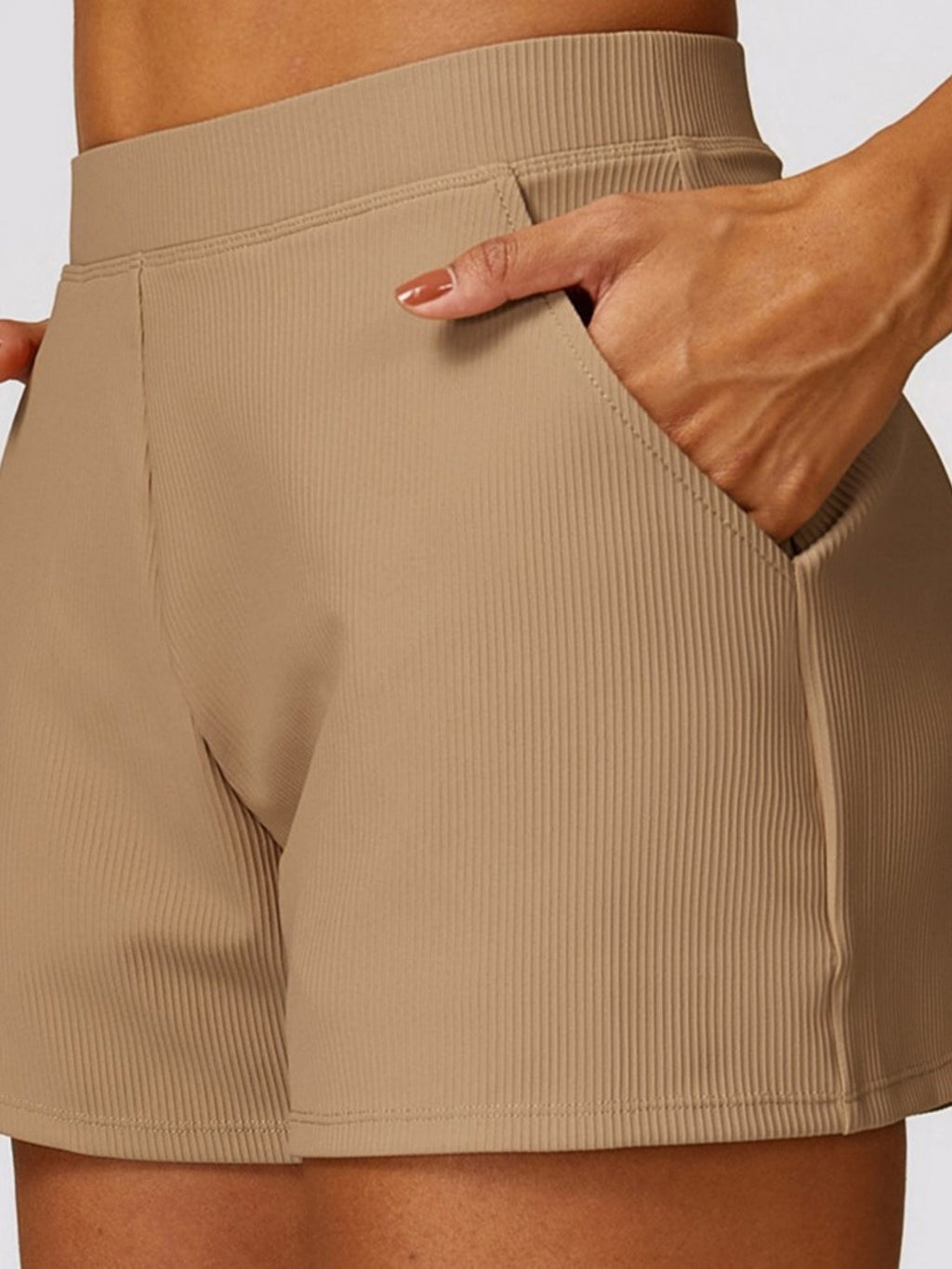 Quick-drying Breathable High-waisted Running, Yoga, And Fitness Shorts