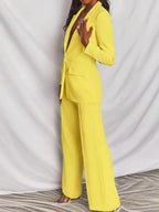 Rosalía Chic Blazer and Trousers Set for Women's Business Dress Elevated Occasion Wear
