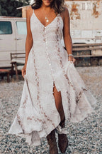 Snake Print V-Neck Tie Waist Flutter Sleeve Ruffle Hem Mini Dress