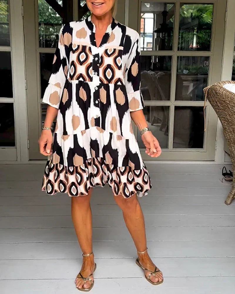 Ilona Statement Casual Dress Elevated Occasion Wear