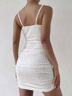 Floral Print Short Slip Dress