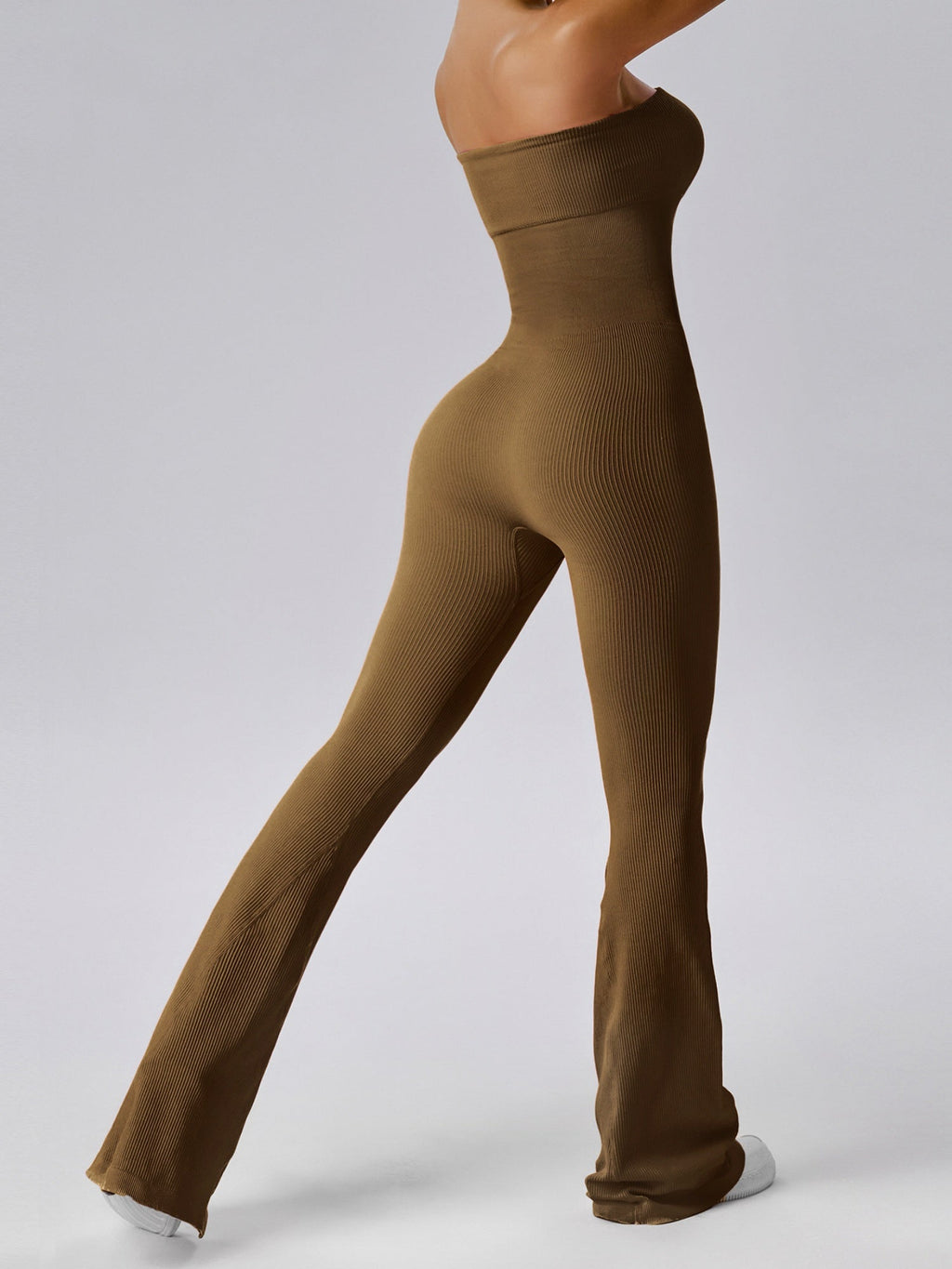 Seamless Strapless Fitness Exercise Bodysuits