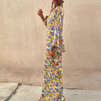Rosetta Timeless Floral Print One Shoulder Maxi Dress Elevated Occasion Wear