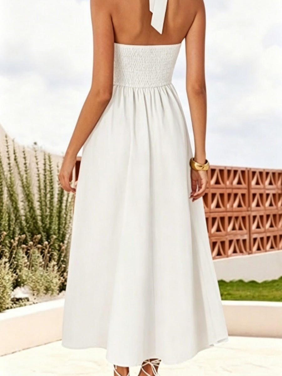 Camisoles Halter Backless Temperament Maxi Dresses