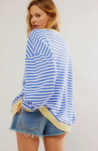 | Women's Striped Crewneck Sweater