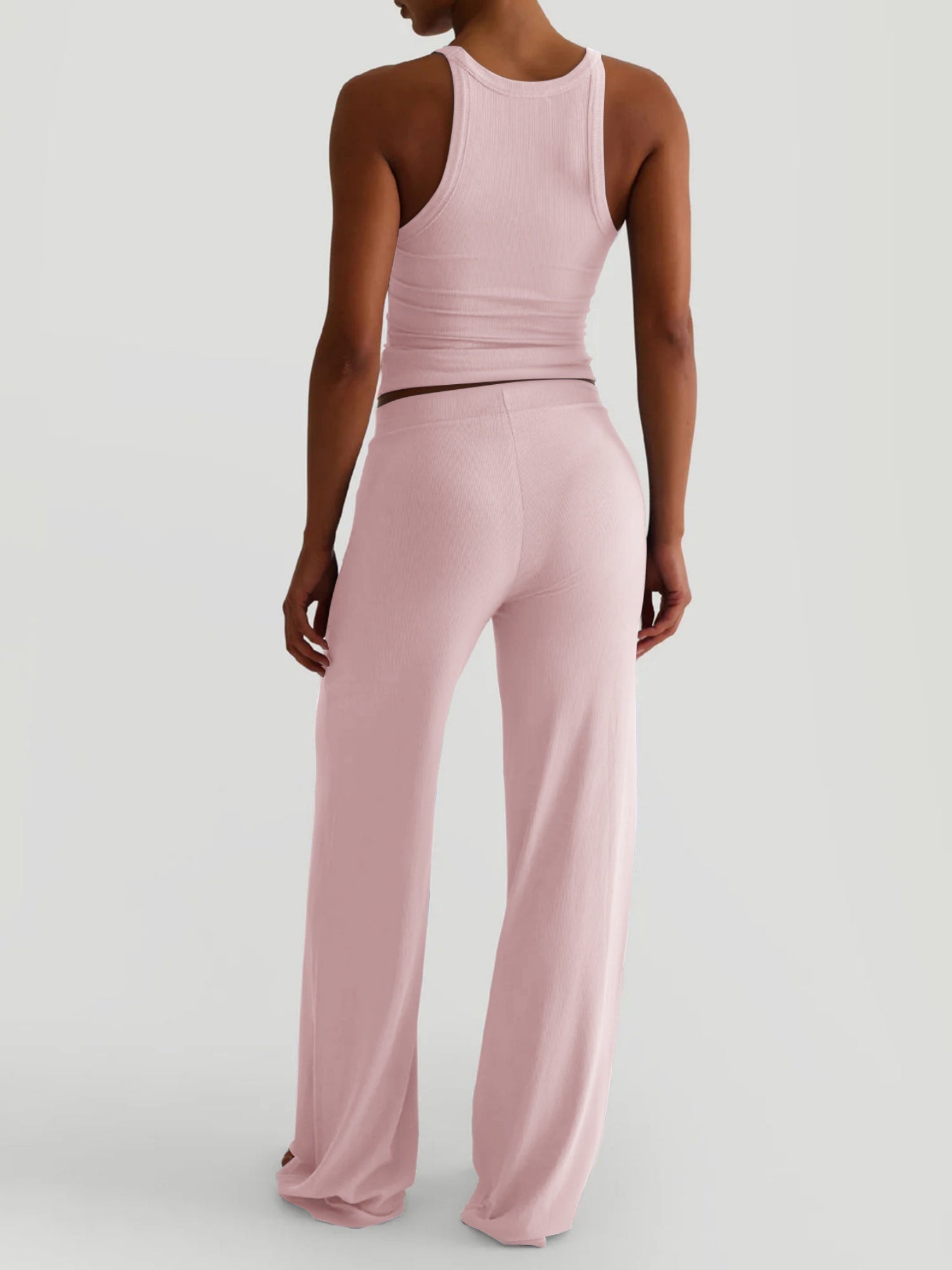 Tank Top Bodycon Trousers Exercise Yoga 2-piece Sets