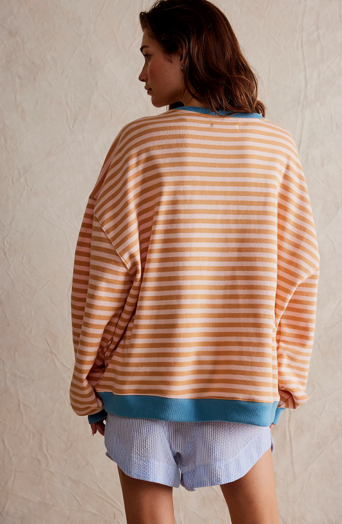 | Women's Striped Crewneck Sweater