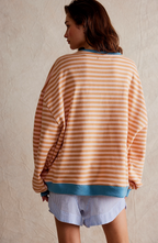 | Women's Striped Crewneck Sweater