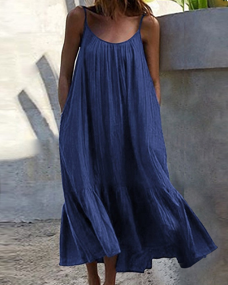 Fabiola Aesthetic Long White Summer Dress Designer Edit
