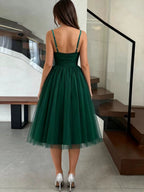 Camisoles Backless Mesh Banquet Maxi Dresses