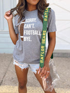 Sorry. Can__. Football. Bye. Unisex Comfy Tee