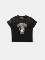 BADBLOOD Work Shop Printed Distressed T-shirts