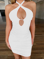 Women's Halter Mini Dress