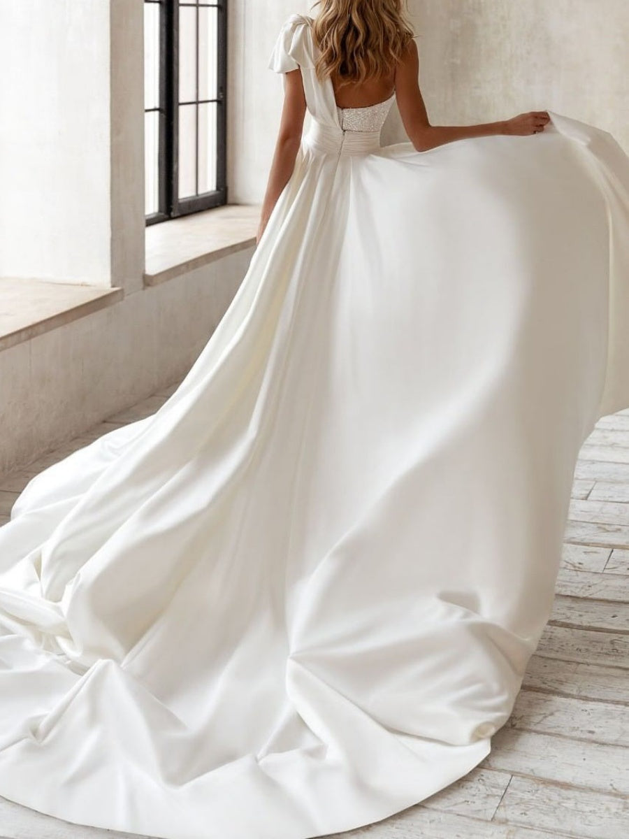 One-shoulder Tie-up Dress, Strapless Long Dress With Pants