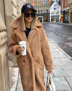 | Long teddy coat