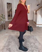 Yael Minimalist Dress Elevated Occasion Wear