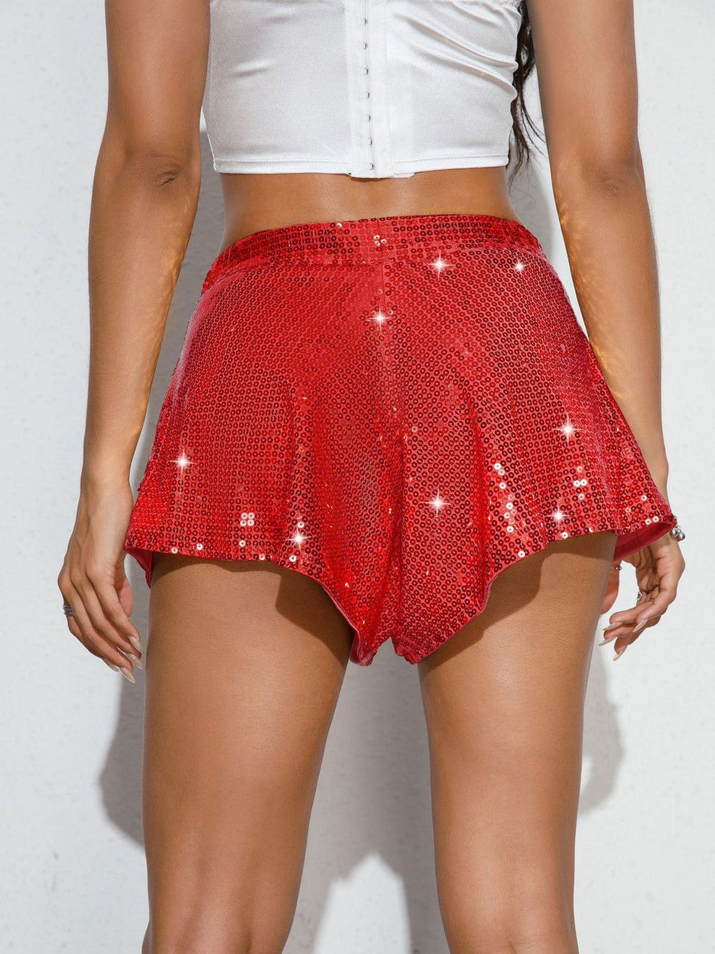 Sequins High Elasticity Shorts