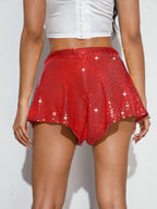 Sequins High Elasticity Shorts