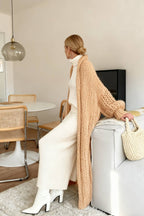 Chunky Knit Openwork Cardigan