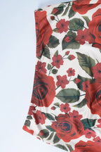 Floral Print Cami Bodycon Maxi Skirt Set