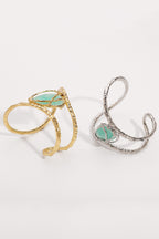 Fashionable Lava Texture Irregular Opening Bracelet