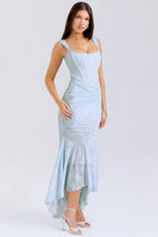 Sultry Bustier Slip Dress