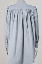 Relaxed Pleated Detail Jacket