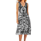 Ethnic Style Prints Vest Dress