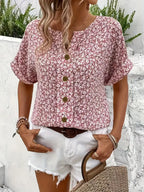 | Women's Floral Summer Print Blouse