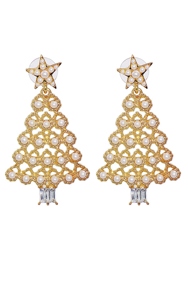 Christmas Tree Fashion Earrings