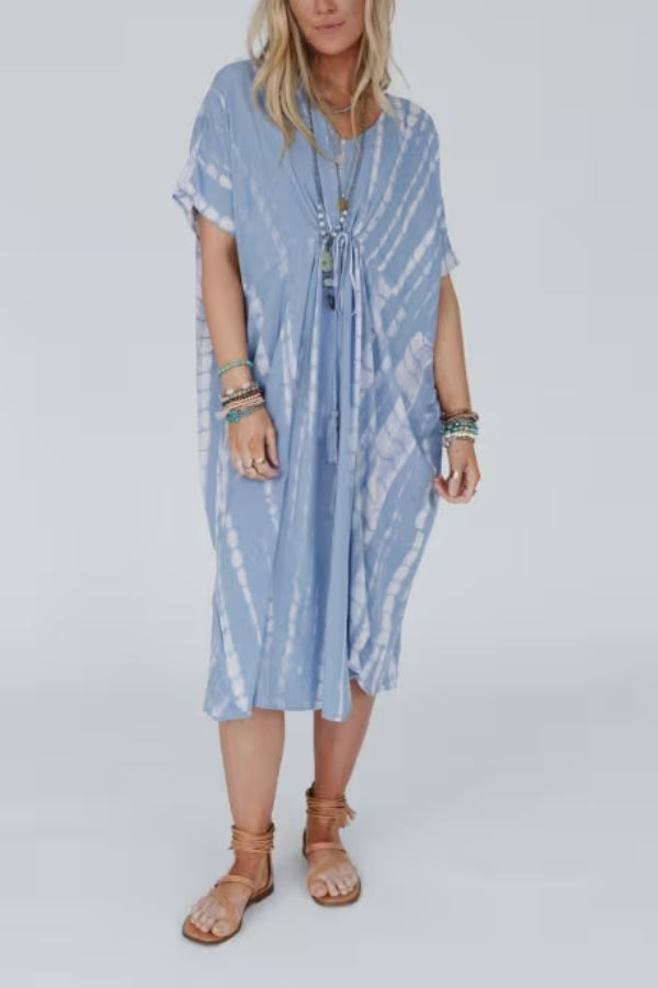Abigail Timeless Batik Kimono Dress Evening Wear Edit