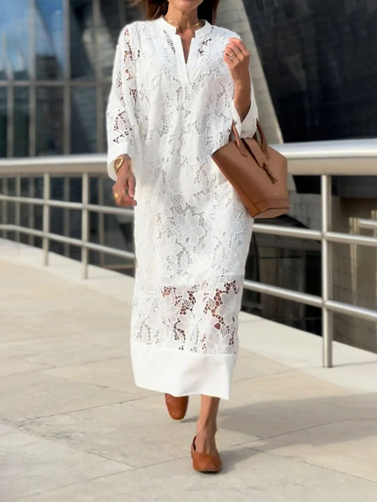 Tess Statement Lace Dress Elevated Occasion Wear