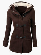 Winter Jackets For Women Hoodie Gray Coat Outerwear