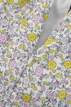 Strapless Off Shoulder Flared Floral Dress