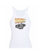 Basic Stretch Knit Car Printing Cami Top
