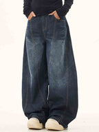 Oversize Structured Scimitar Jeans