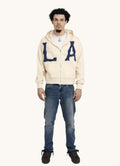 Trendy Retro Embroidered Oversized Hoodie
