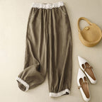 5 colors Summer Thin Cropped Casual Pants