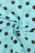 Polka Dot One Shoulder Two Pieces Set
