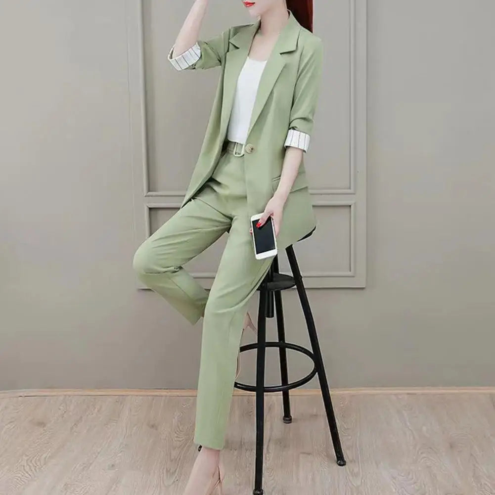 | Women's Blazer, Pants, and Top Set